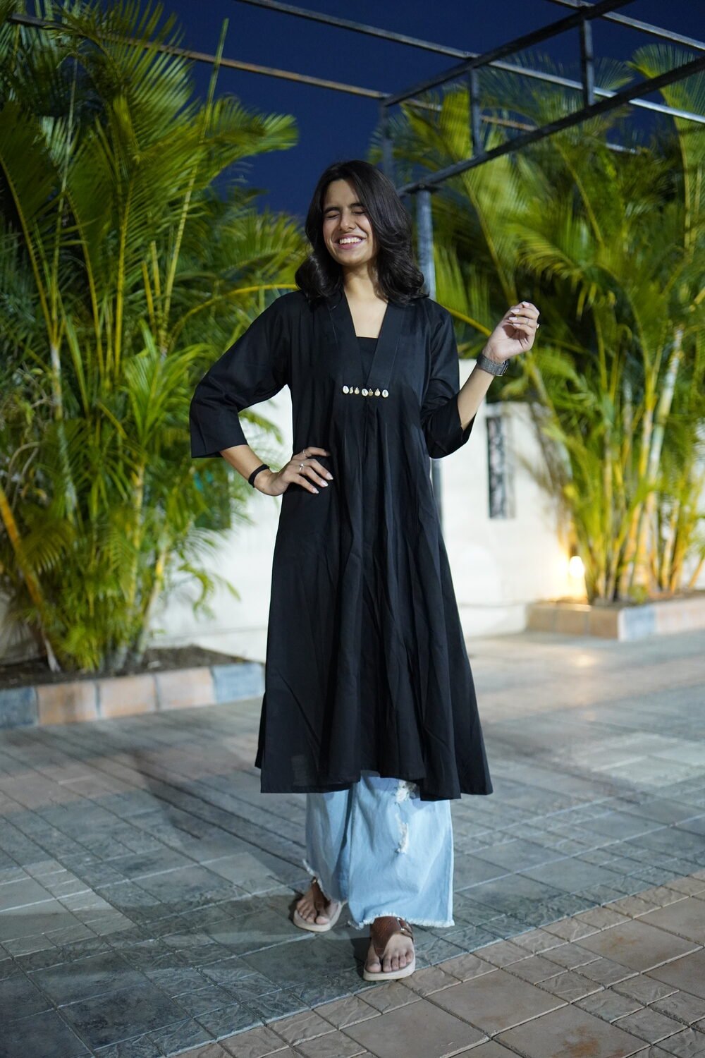 DSC04644-rotated-1.jpg COTTON PLAIN KURTI - Image 1