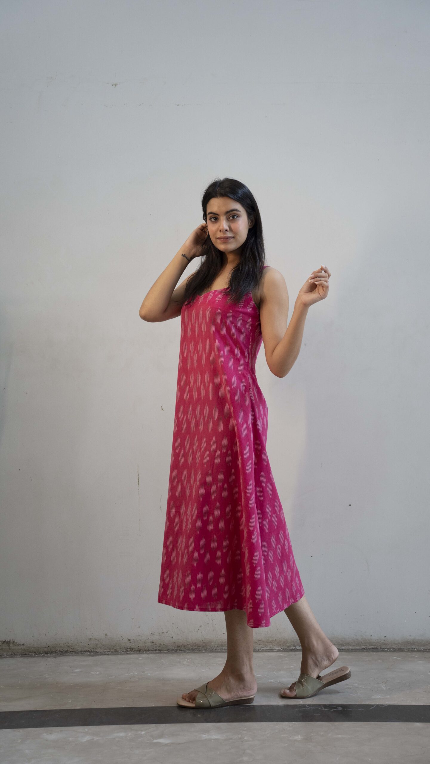 DSC06380 Handblock dress sleeveless - Image 4