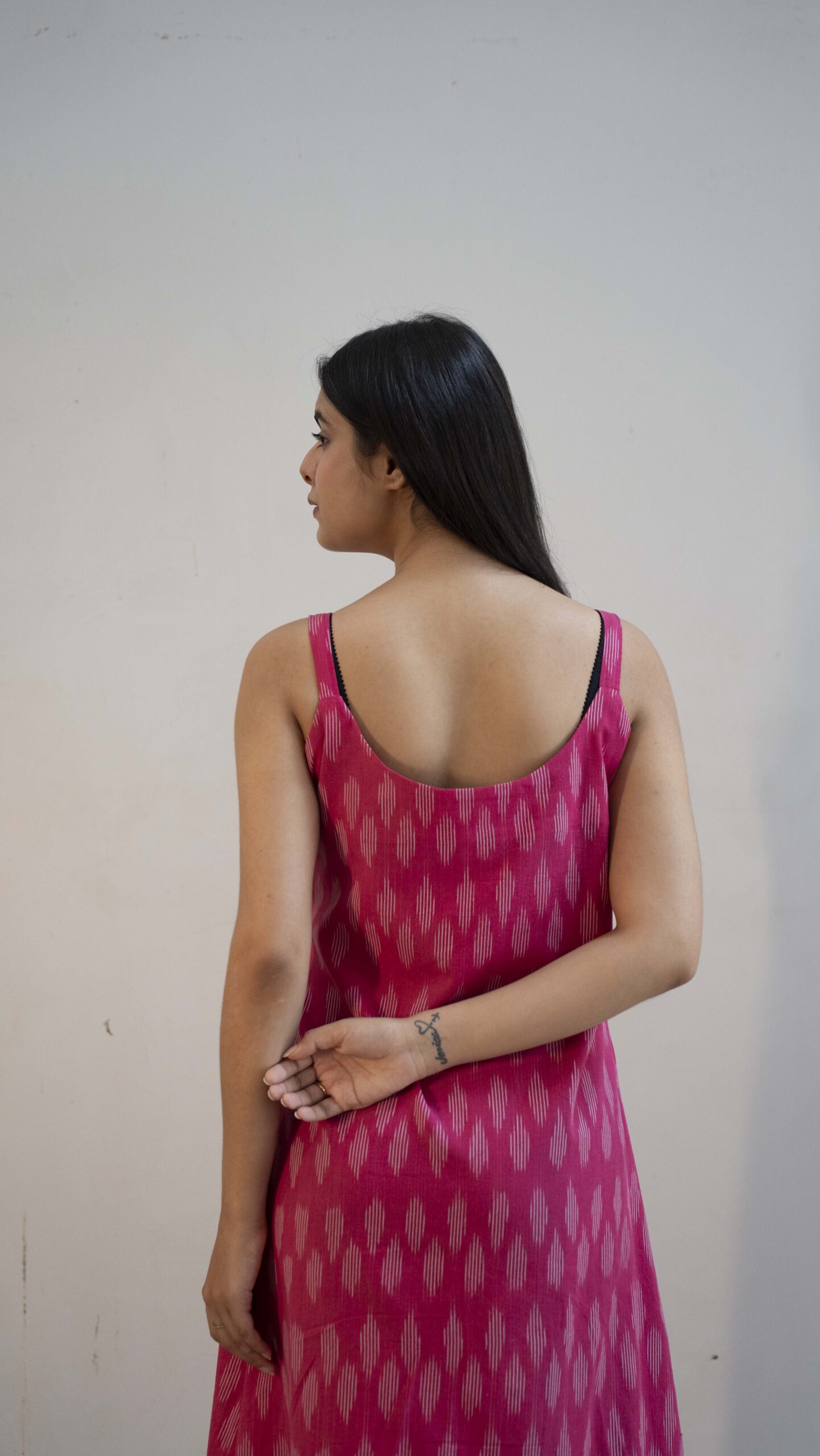 DSC06393 Handblock dress sleeveless - Image 2