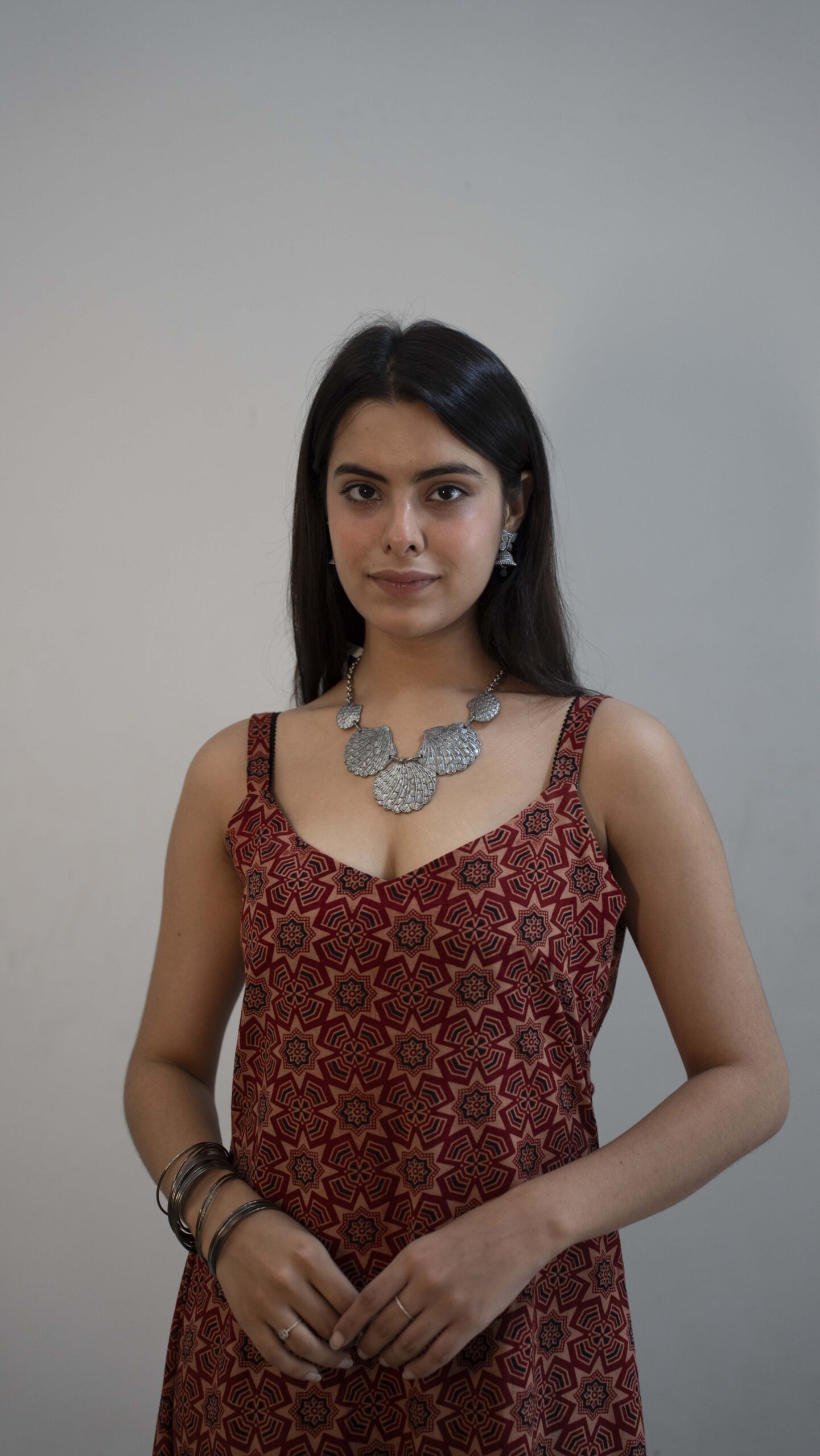 DSC06476 Handblock dress sleeveless - Image 2