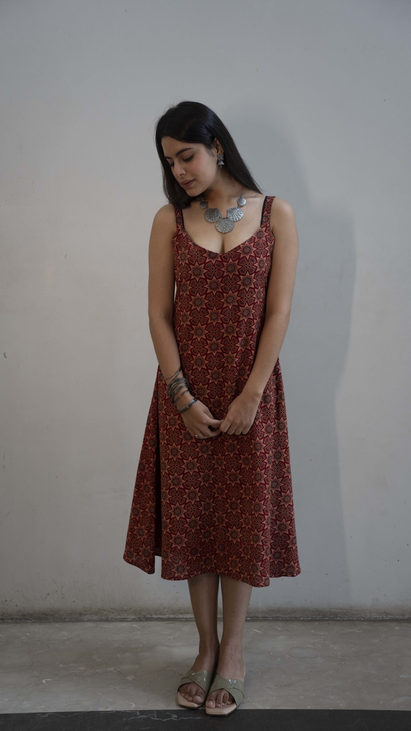 DSC06480 Handblock dress sleeveless - Image 3