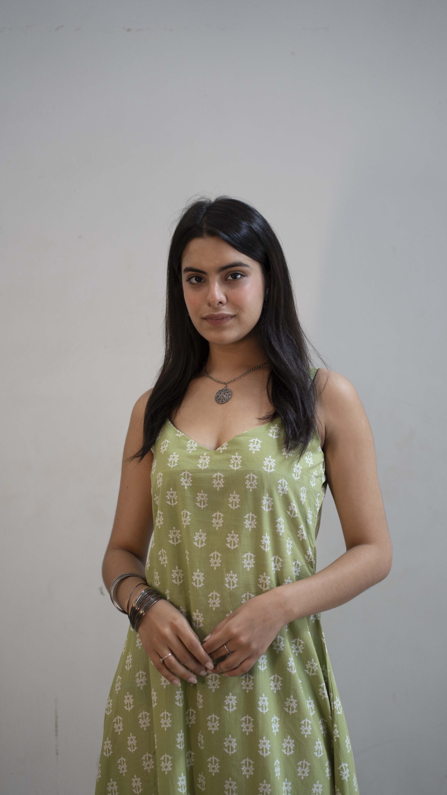 DSC06565 Handblock dress sleeveless - Image 2