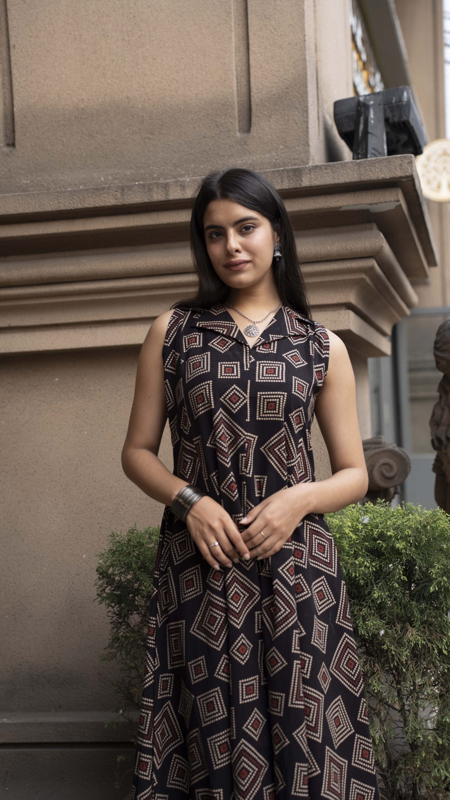 DSC06902 Handblock dress sleeveless - Image 4