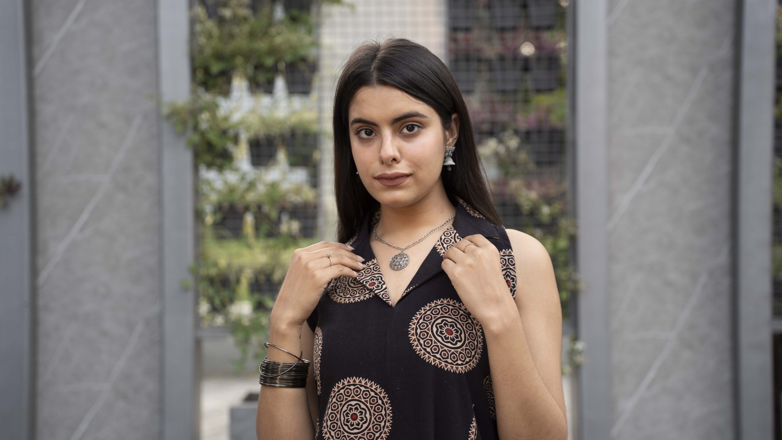 DSC06937 Handblock dress - Image 2