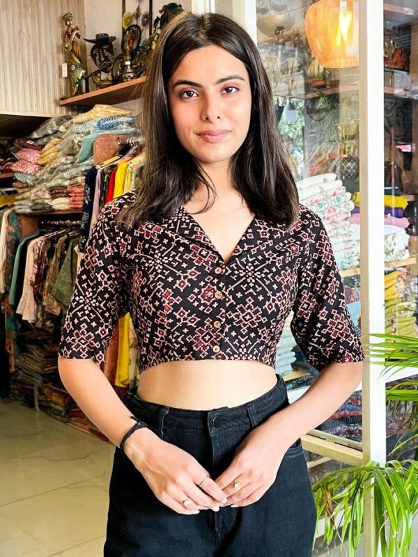 COTTON CROP TOP/BLOUSE