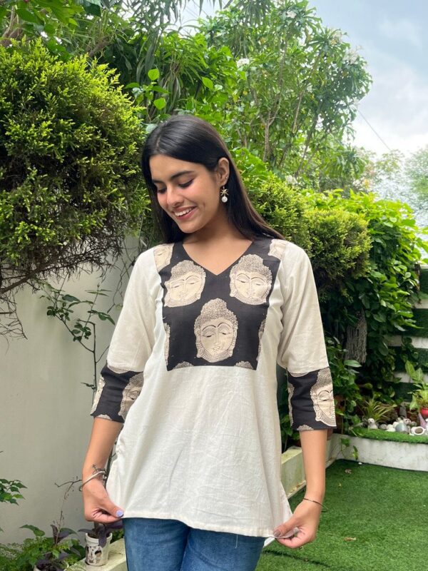 KHADI COTTON SHORT KURTA