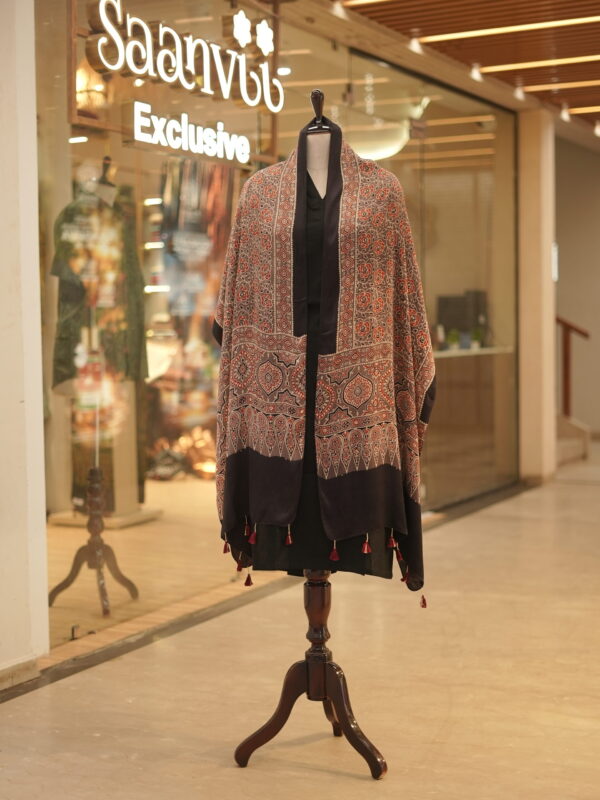 Modal silk ajrakh stoles