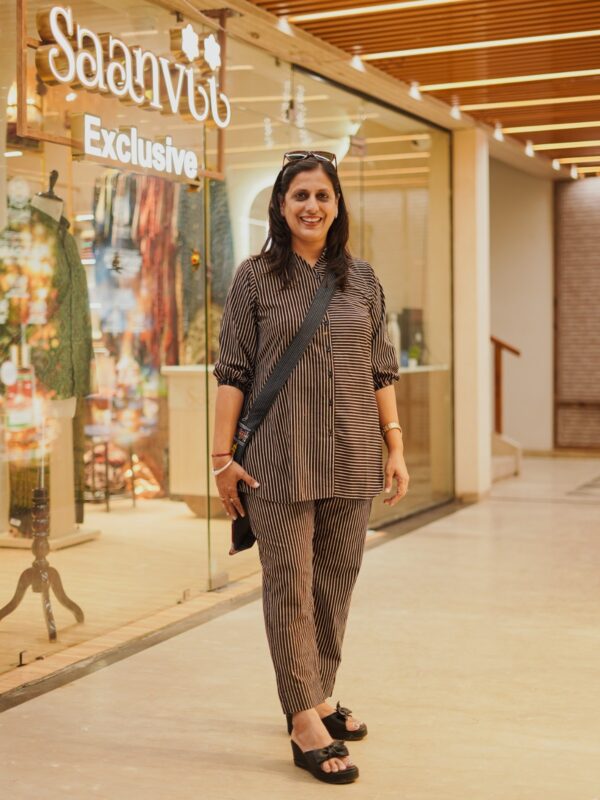 Handblock cotton cord set