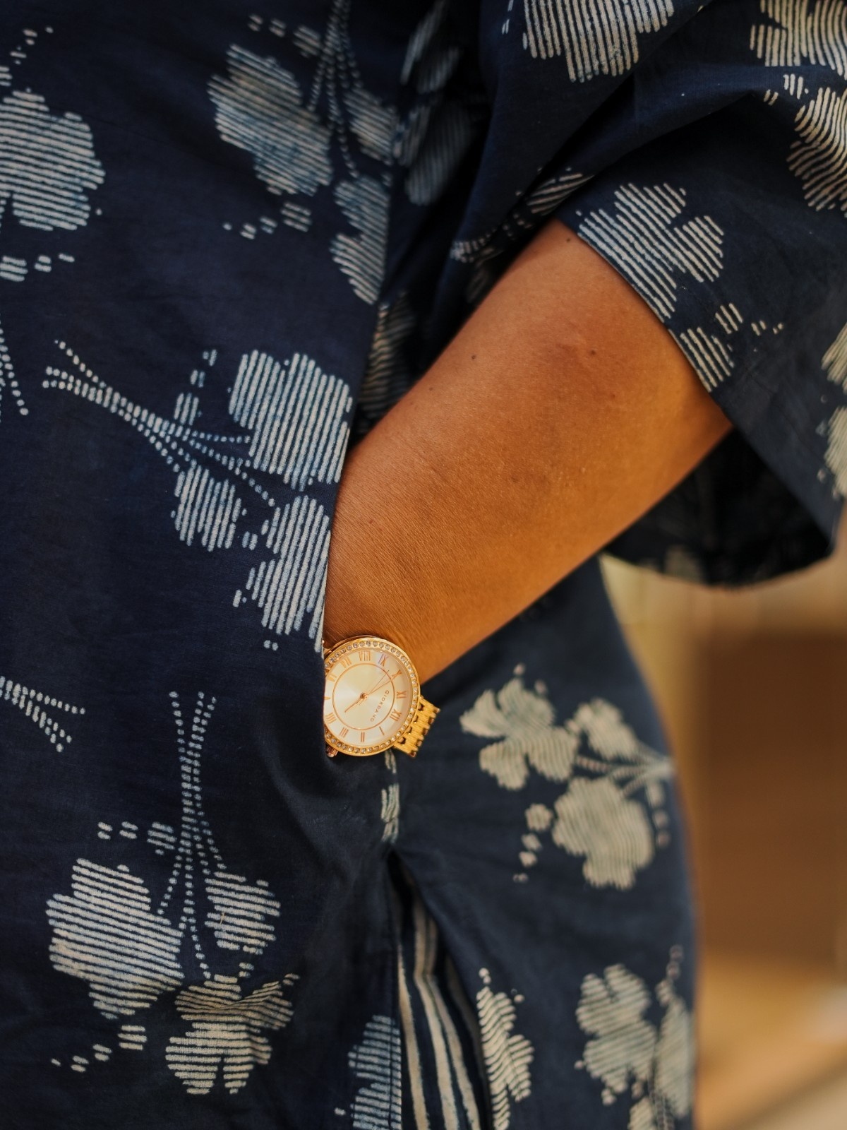 ZVE05782 Cotton indigo cord set - Image 2